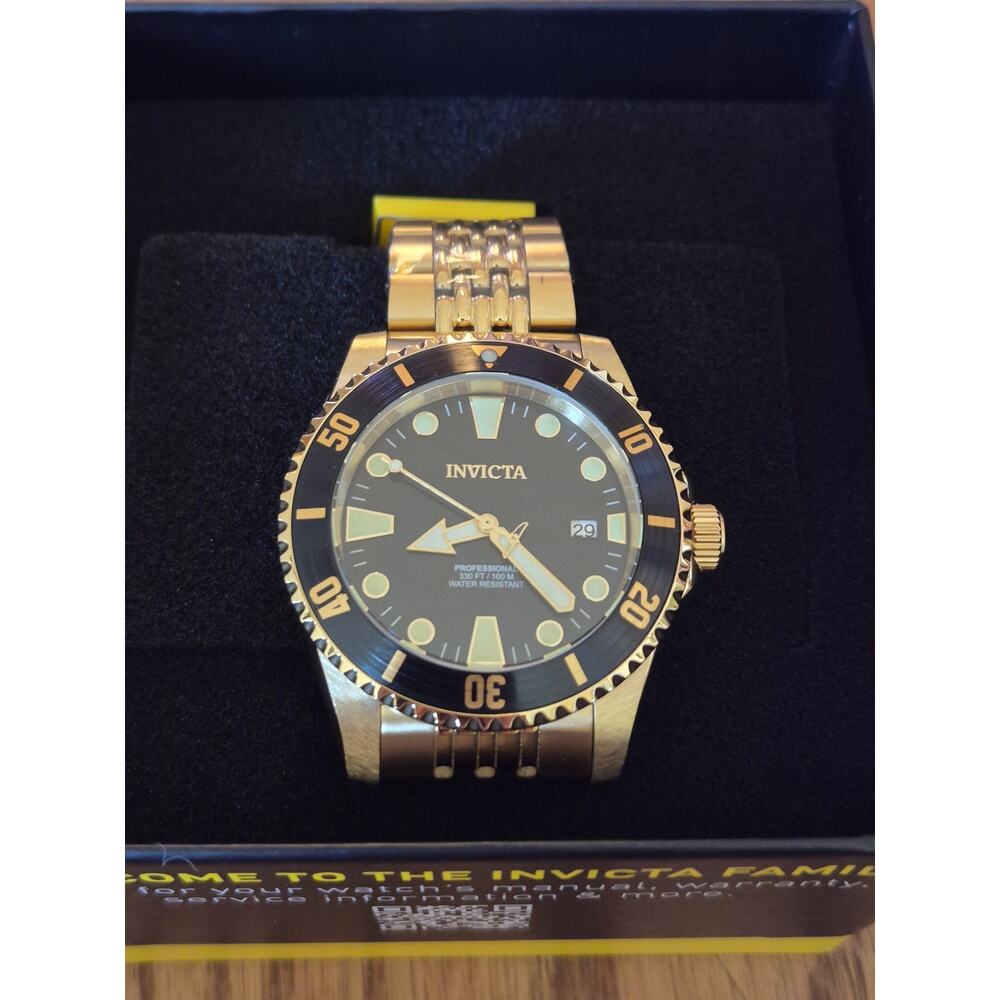Invicta Pro Diver Automatic Men's Watch 44mm Gold Tone Metal